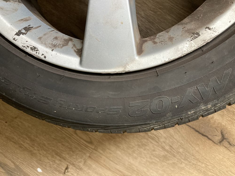 Колеса : диск + шина mazda 3 оригінальні r16 55/205 bridgestone