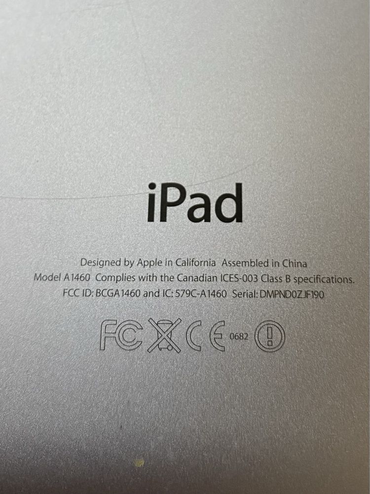 Планшет apple ipad 4 a1460/ на запчастини! D459