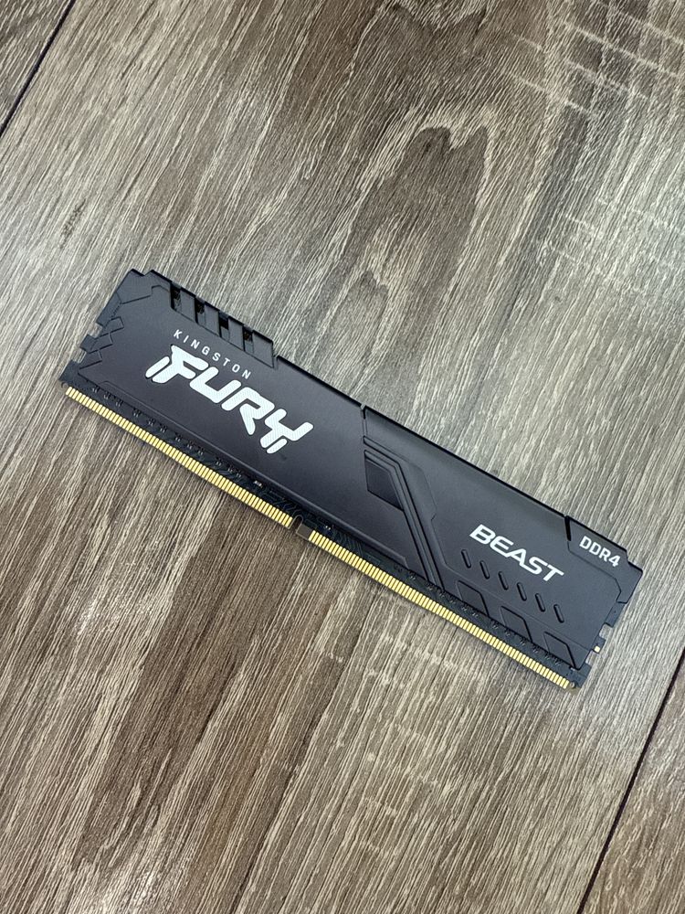 оперативная память hyperx kingston fury 8gb ddr4 3200MHz