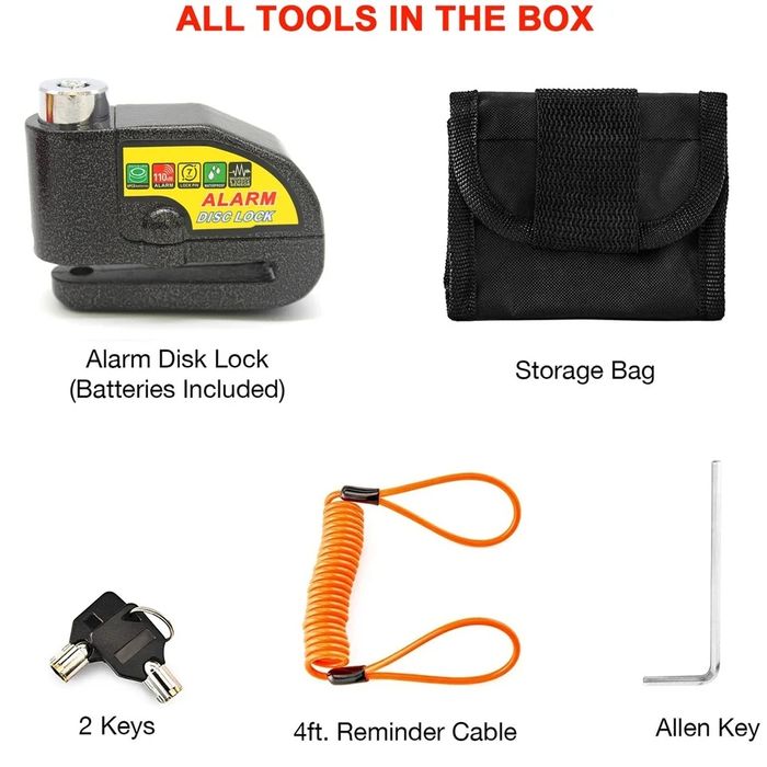 Alarme para Motas, Scooters, Bicicletas, etc.