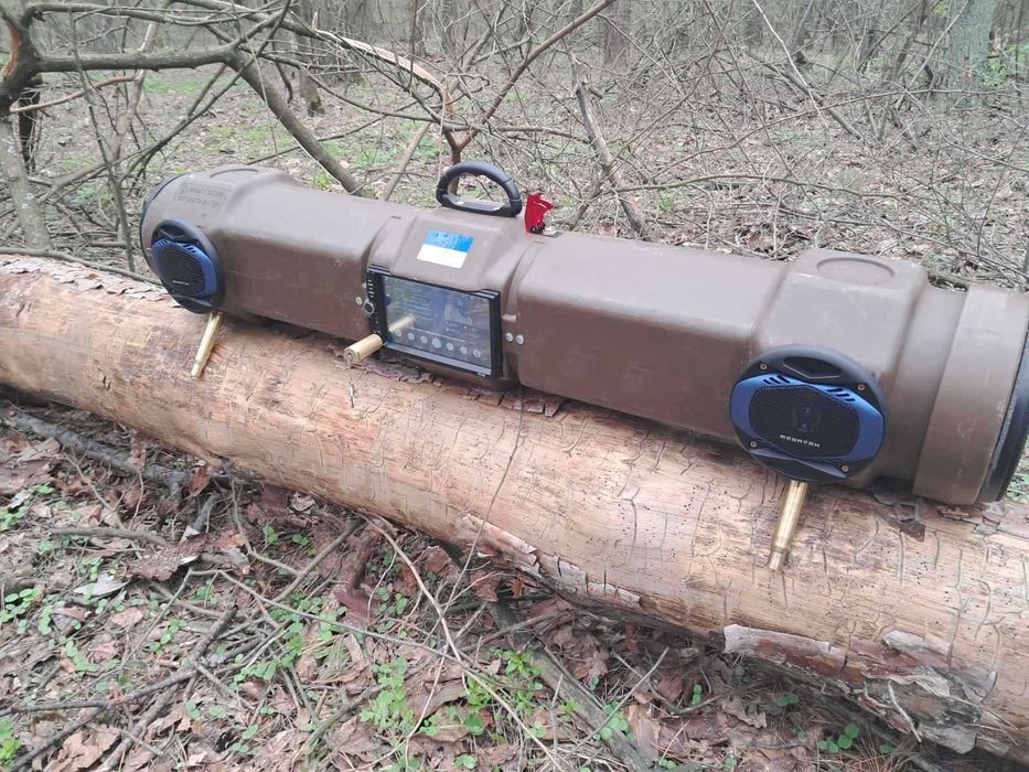 Музичний центр “Bazuka” ручної роботи з тубусу від порохового заряду