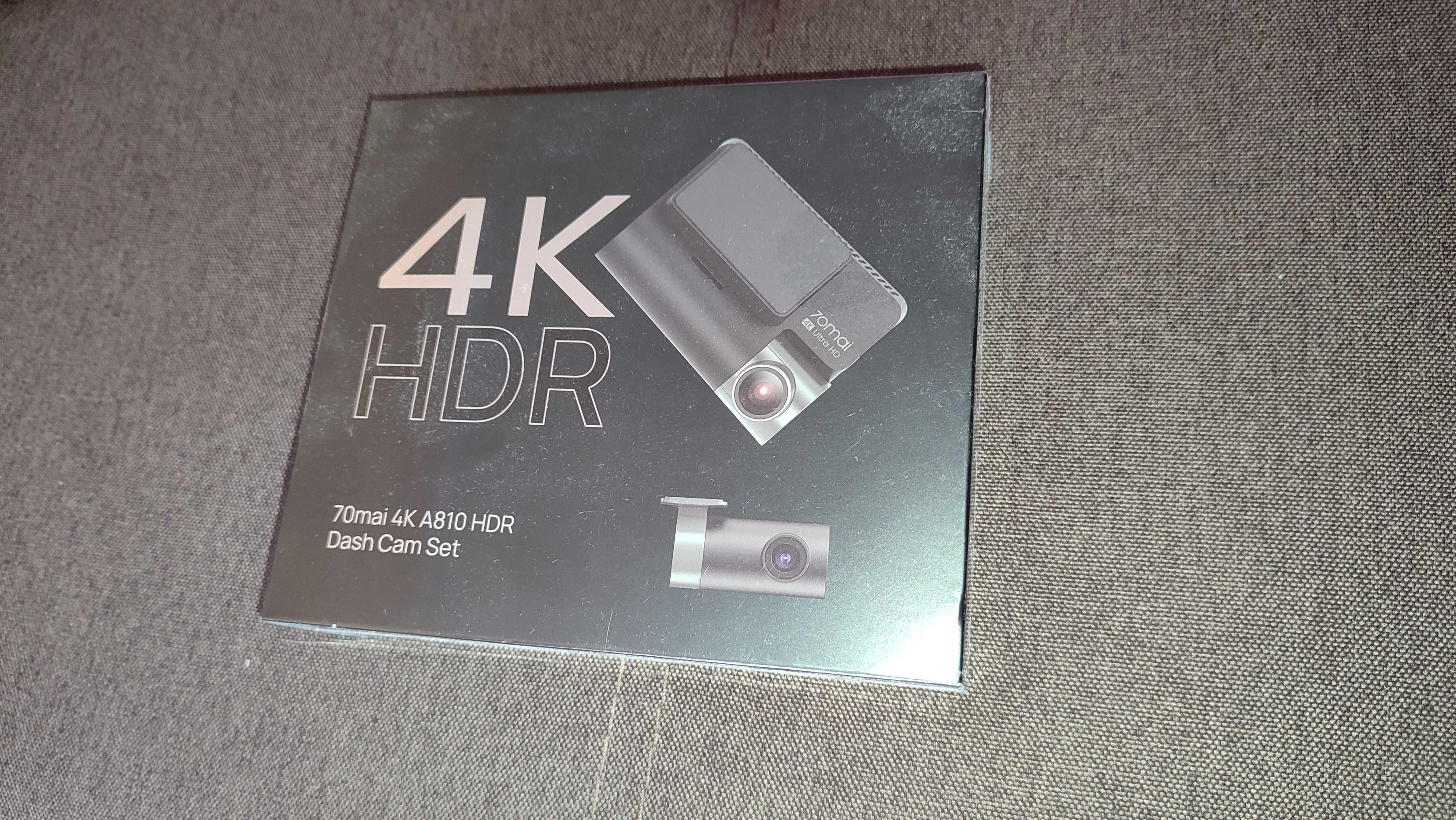 Відеореєстратор 70mai HDR Dash Cam Set 4K A810-2 + задня камера