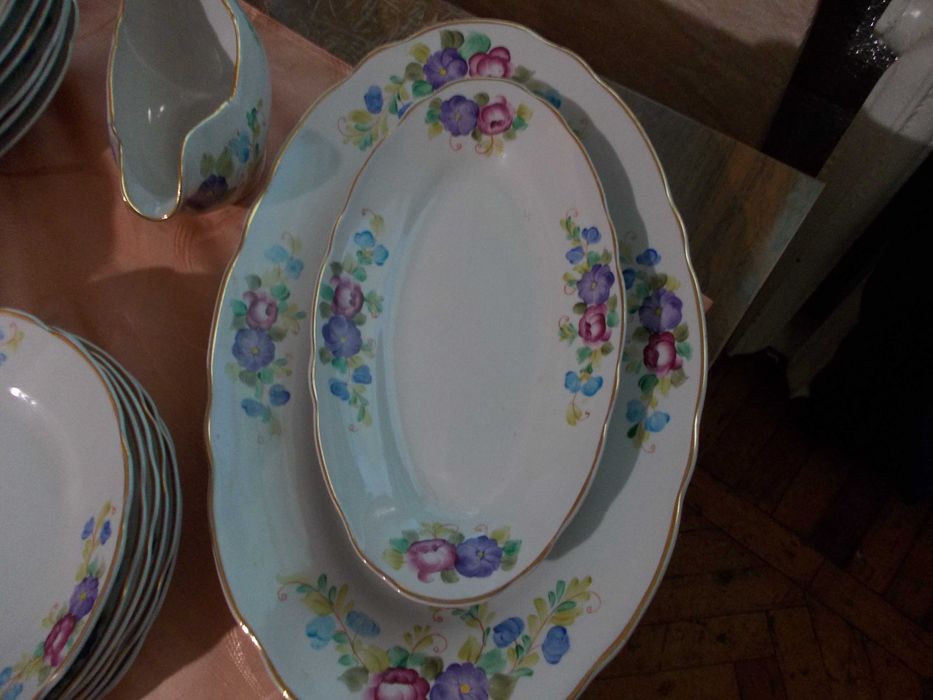 сервиз столовий новый на 6 персон пр-ва УССР Дружковка ручная роспись