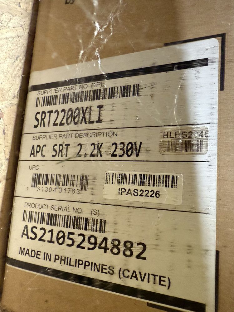 APC smart-ups SRT 2200va lcd