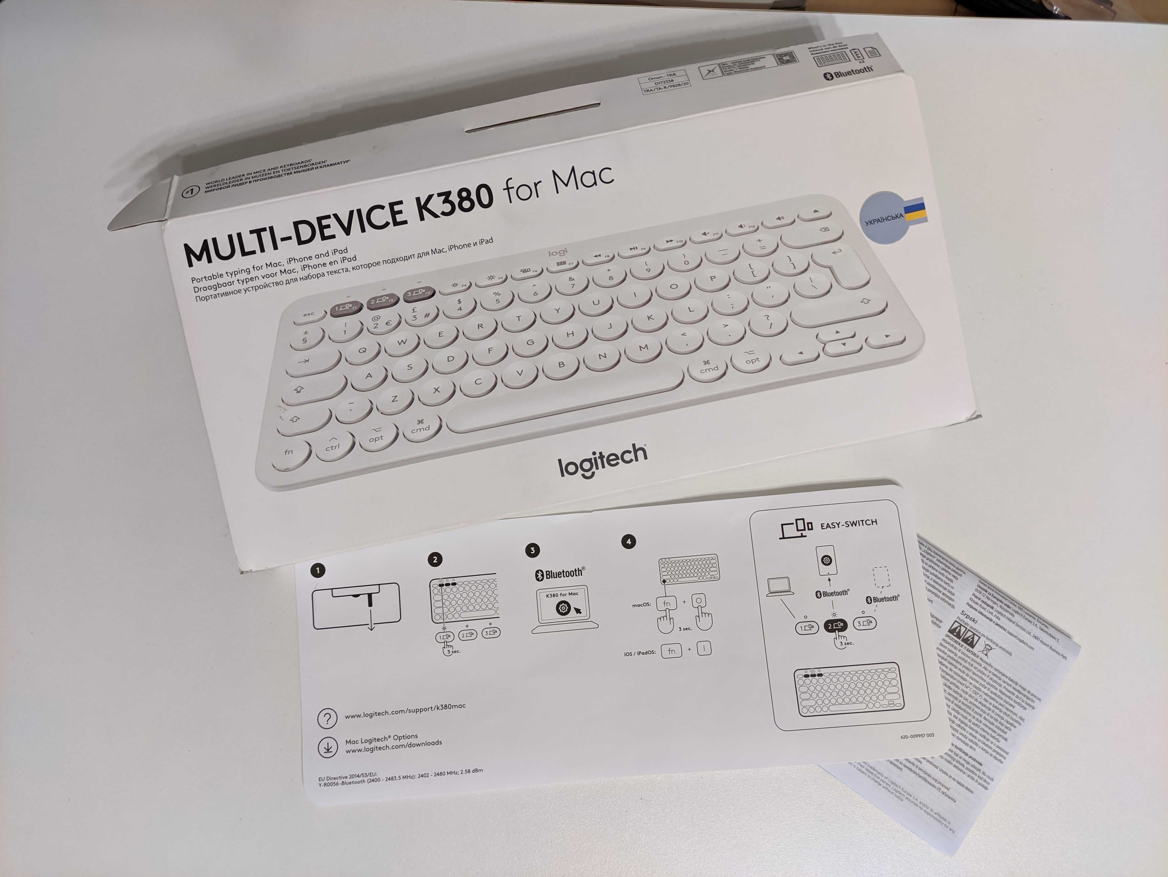 Клавіатура K380 для Mac
