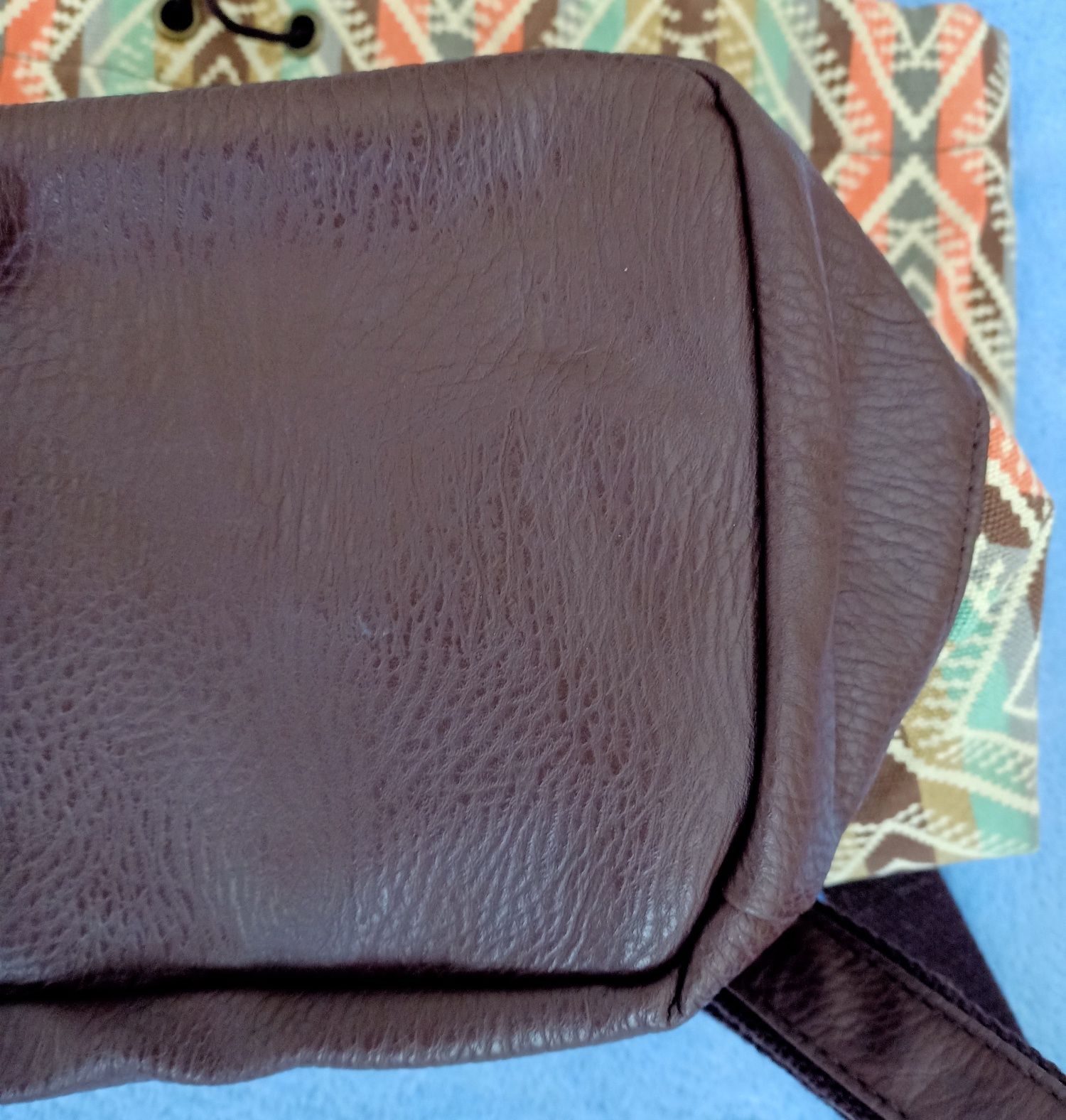 Mochila grande estampada Natura