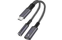 WYPRZEDAŻ!!! Adapter słuchawki i ładowanie USB C