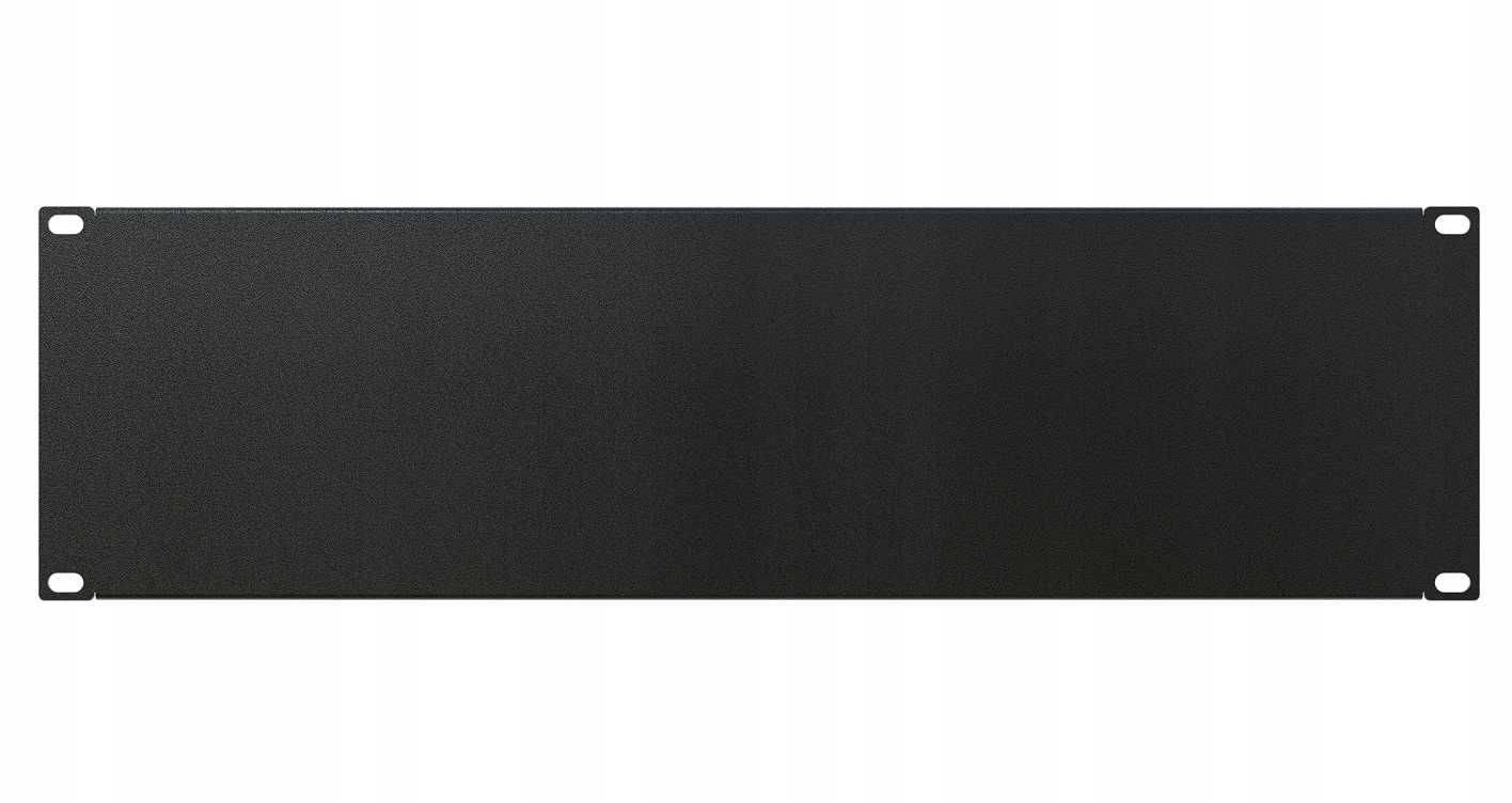 Zestaw 10x Panel Maskujący Maskownica RACK 19" 3U Czarna Stalflex