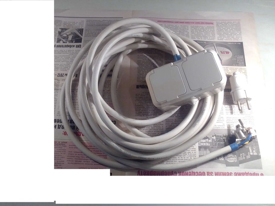 Провод кабель удлинитель ПВСм 3х4 мм