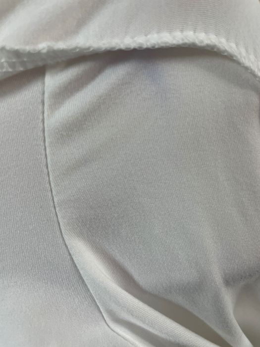 Боді біле лонгслів драпировка з відкритими плечами кофта