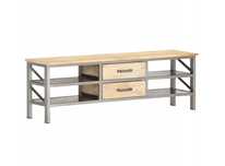 Szafka pod TV, 120x30x40 cm, lite drewno mango