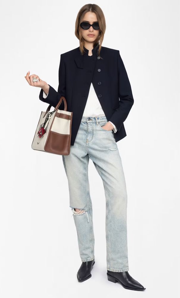 Пиджак жакет темно синий Zadig & Voltaire