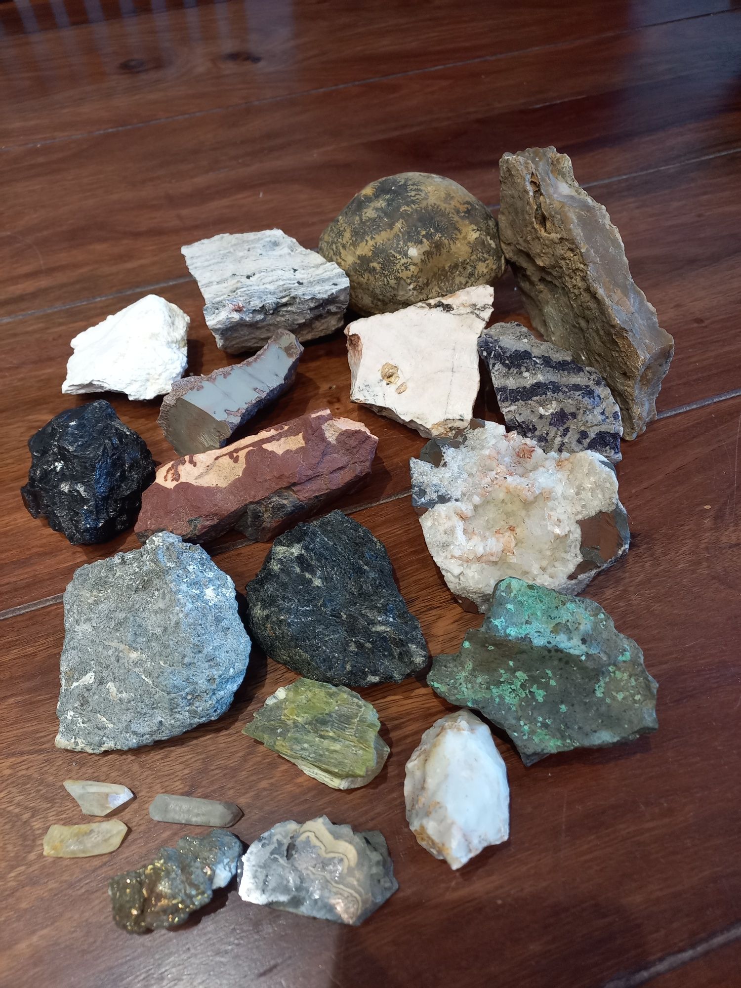 Minerały, zestaw minerałów
