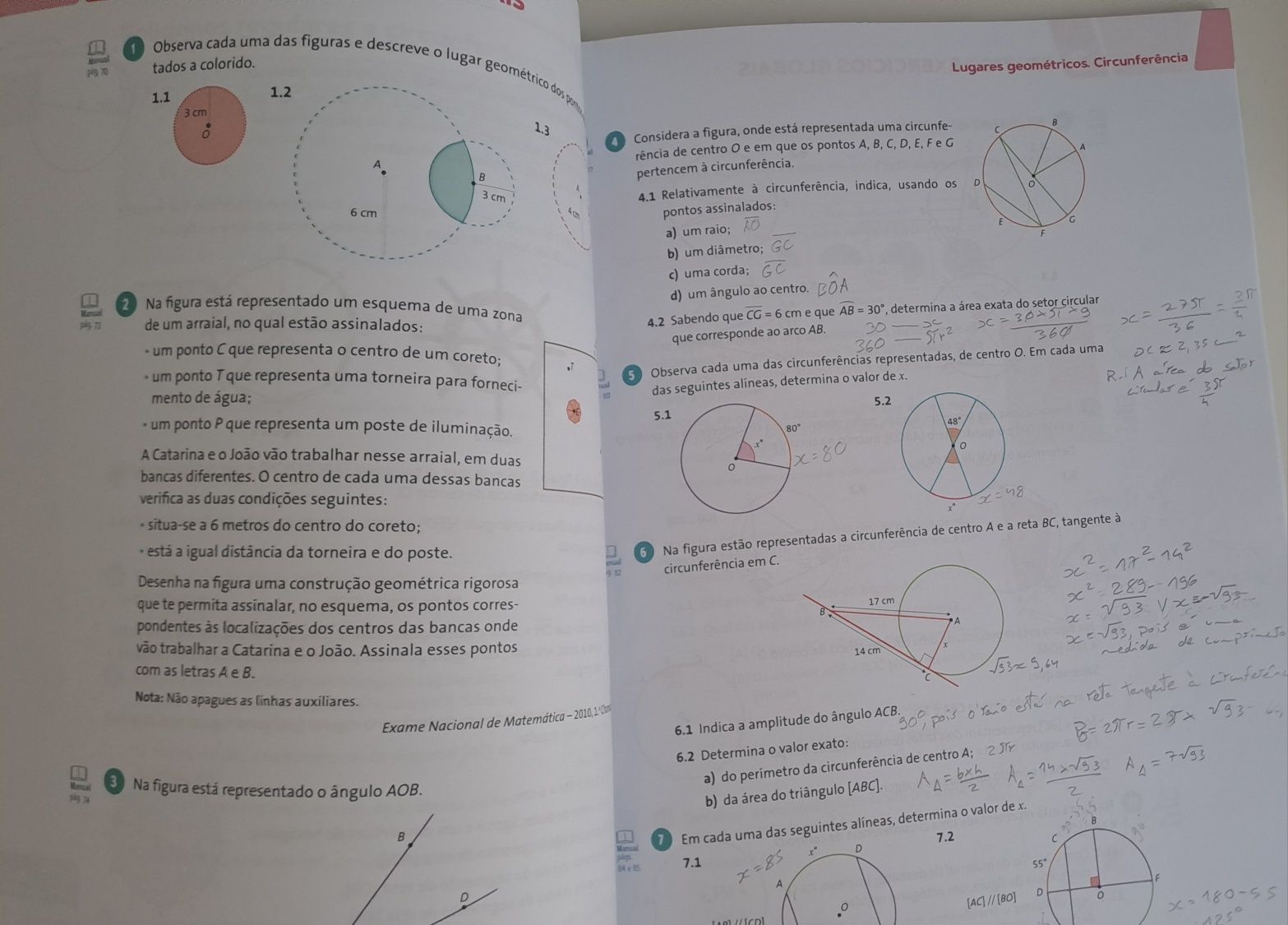 Caderno de actividades 9° ano matemática