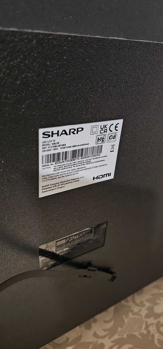 Tv sharp nova. 55 polegadas.  1m40 de ecrã usada