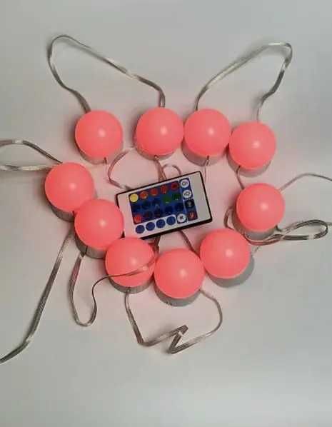 Підсвітка для дзеркала, Світлодіодні лампочки для дзеркала, Набір ламп