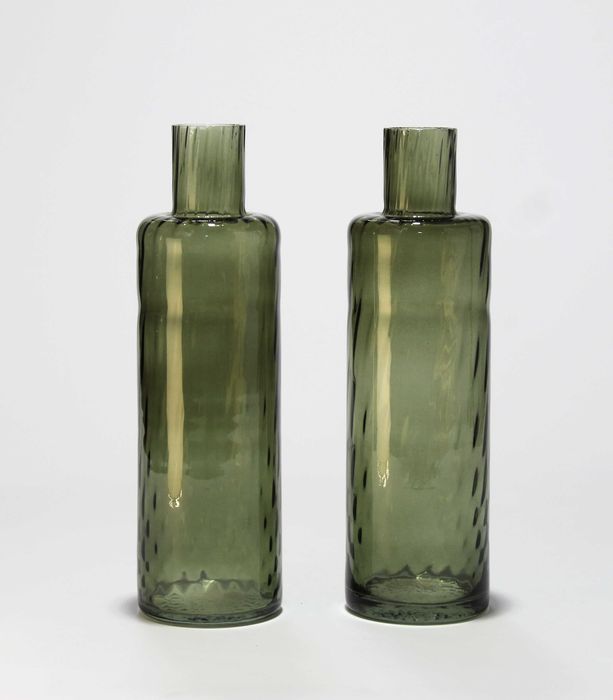 Elegante par de Jarras em Vidro | Verde | Vidro da Marinha Grande!