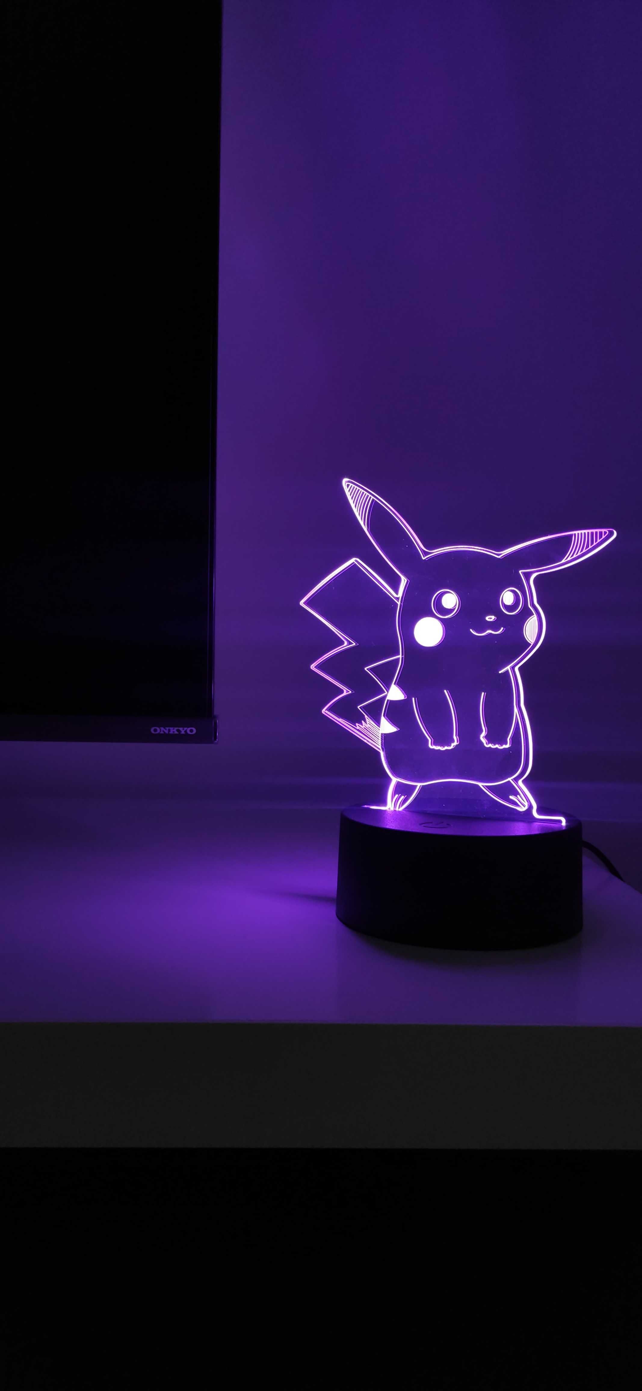 Figurka Pikachu 3D Led (7 kolorów)