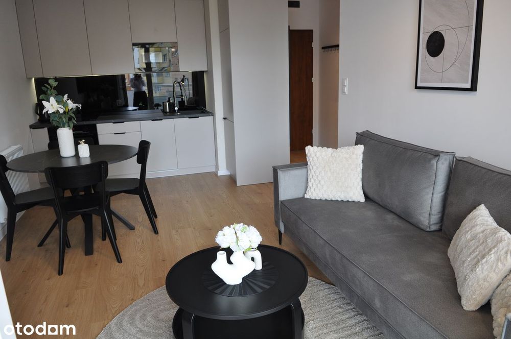 Nowe, w pełni wyposażone 2 pokojowe, loggia, garaż, Jar