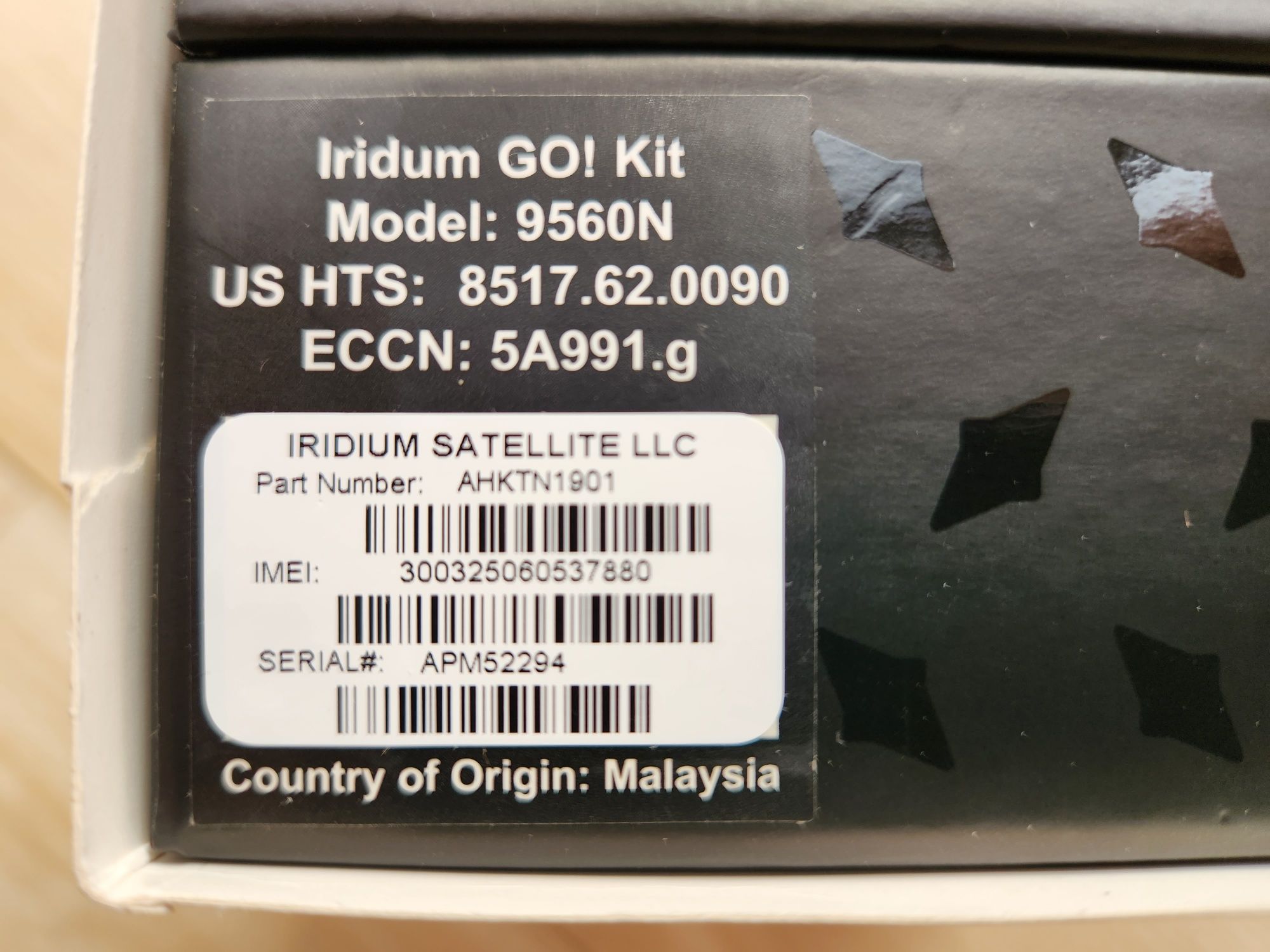 Спутниковый терминал интернет модем Iridium Go Model 9560N