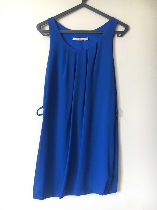 Vestido azul semi-formal