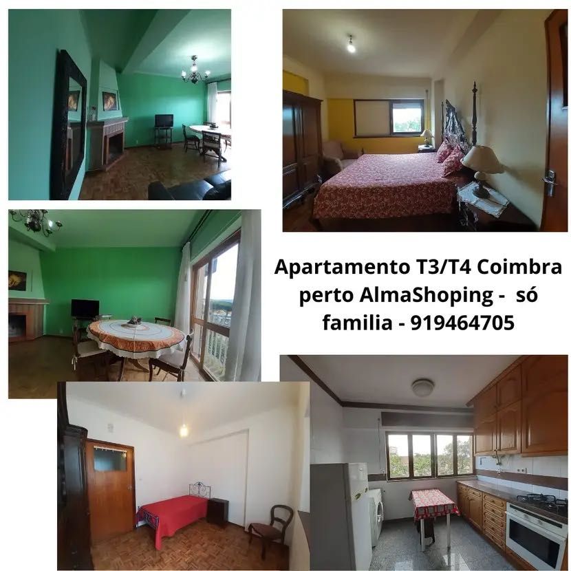 Apartamento T4, Coimbra, Solum - arrenda