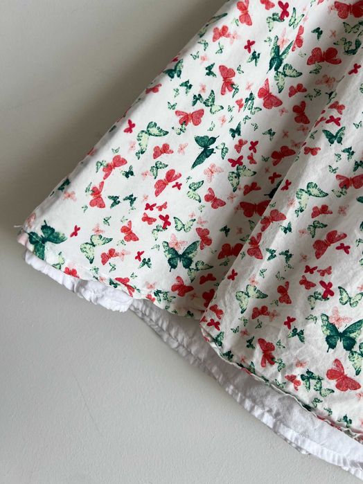 Name It sukienka dziewczęca letnia bawełna podszewka wesele motyle 104