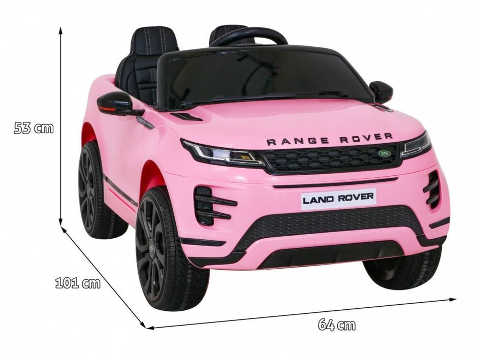 Range Rover Evoque Na Akumulator Dla Dzieci Różowy Pilot Wolny Start