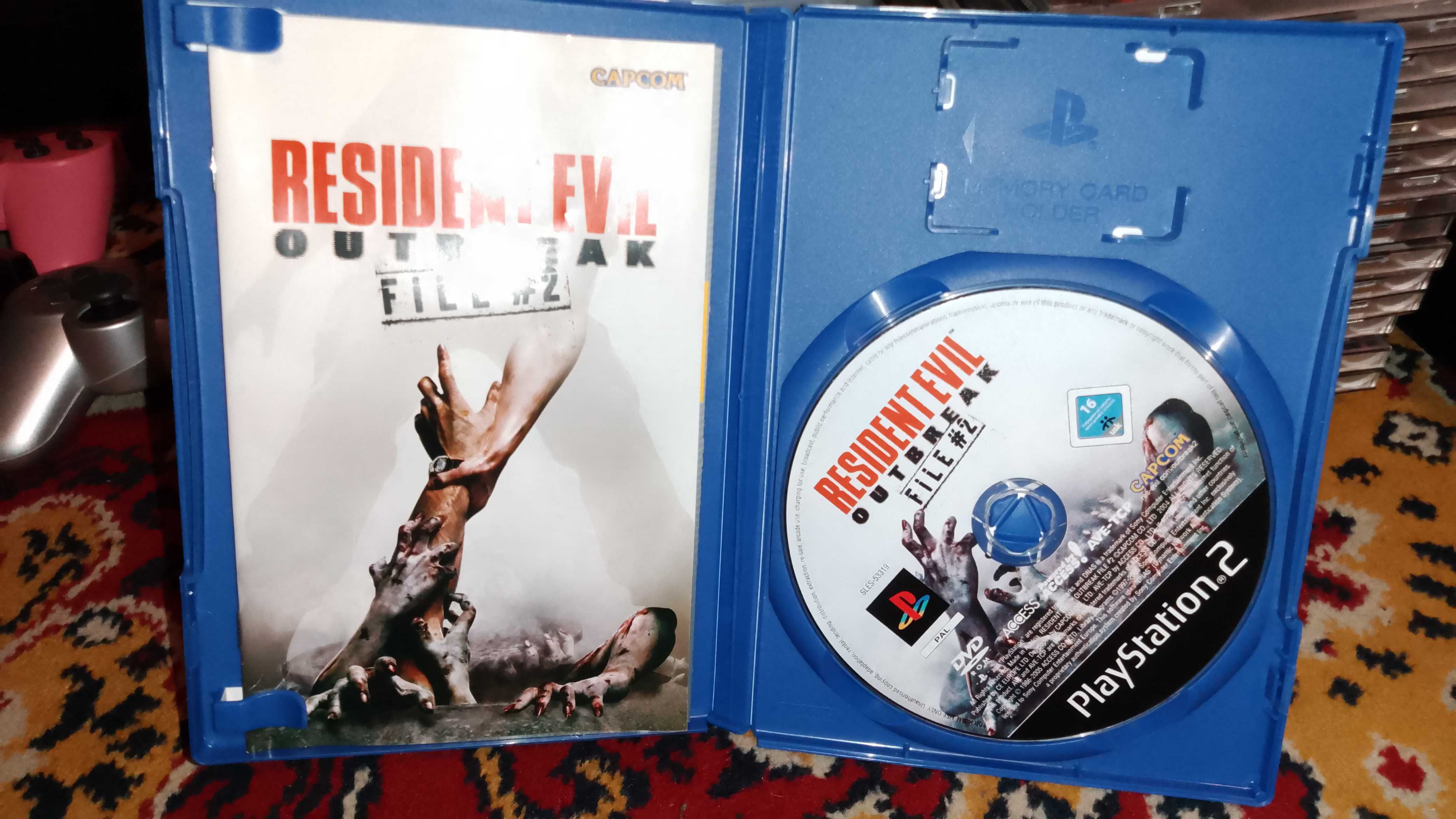 + Resident Evil Outbreak File 2 + gra na PS2. Stan bdb do kolekcji