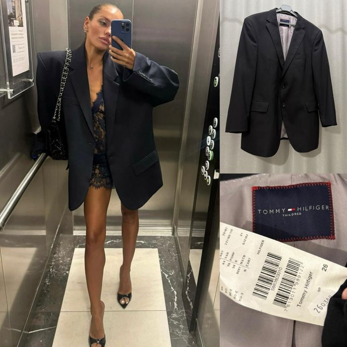 Жакет-піджак від tommy hilfiger в сорому колярі