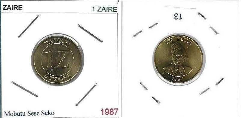 Zaire - - - - - Moedas