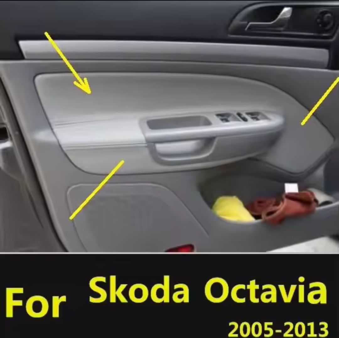 Обшивка вставки карти дверей Skoda Octavia