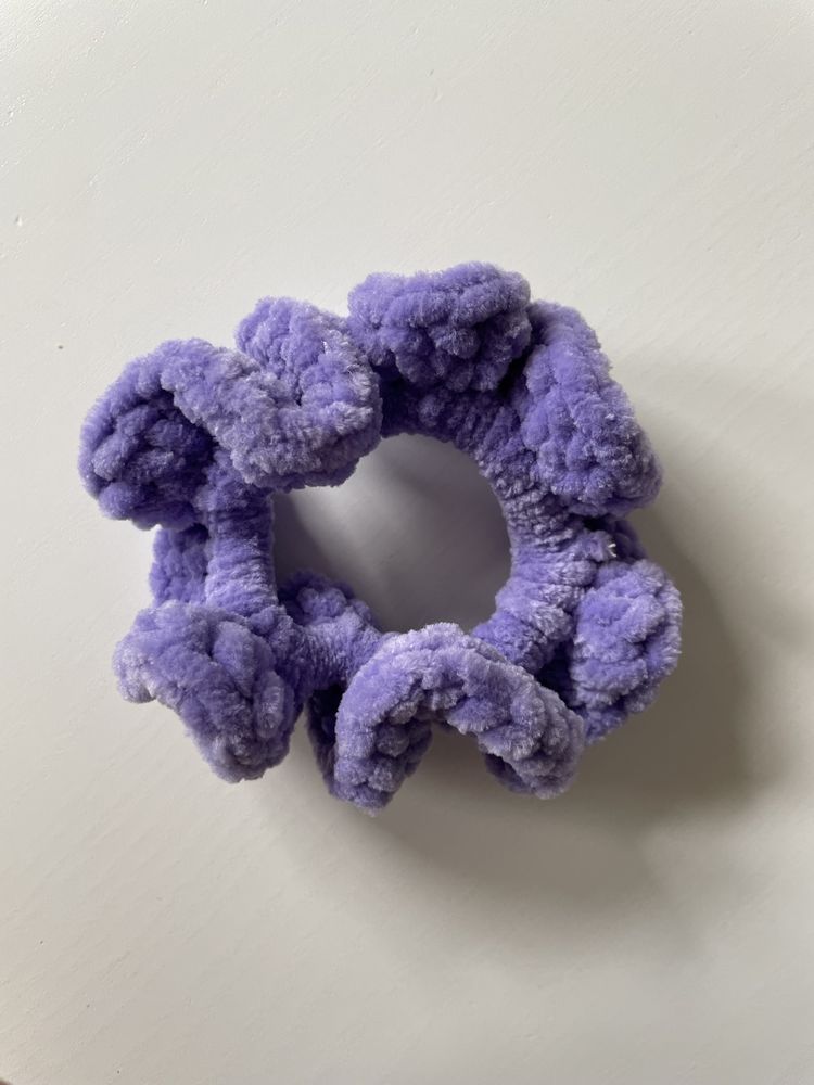 Scrunchie - gumki na szydełku handmade