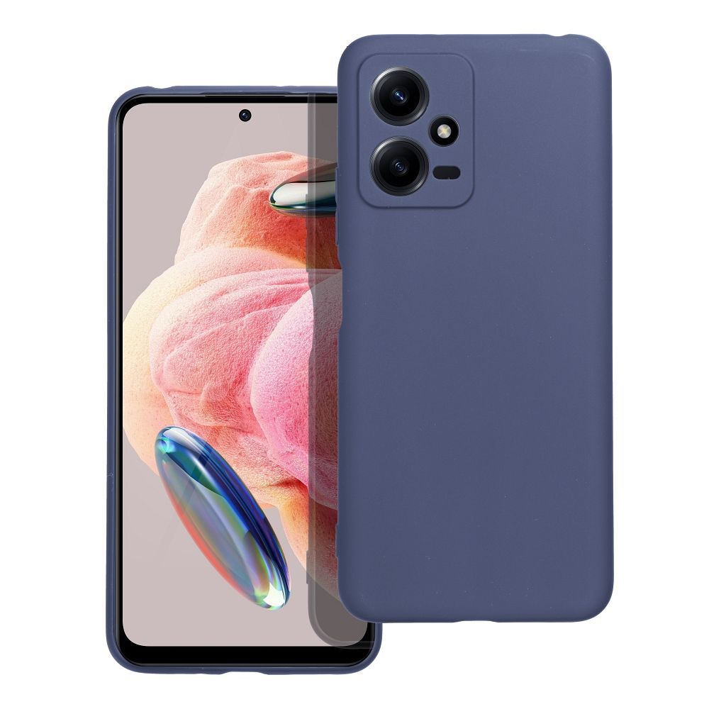 Etui Case Plecki Matt Do Xiaomi Redmi Note 12 5G Niebieski + Szkło 9H