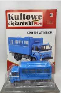 Kultowe Ciężarówki PRL Star 200WT Milicja 1:43