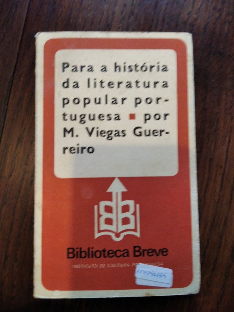 Livro literatura popular portuguesa