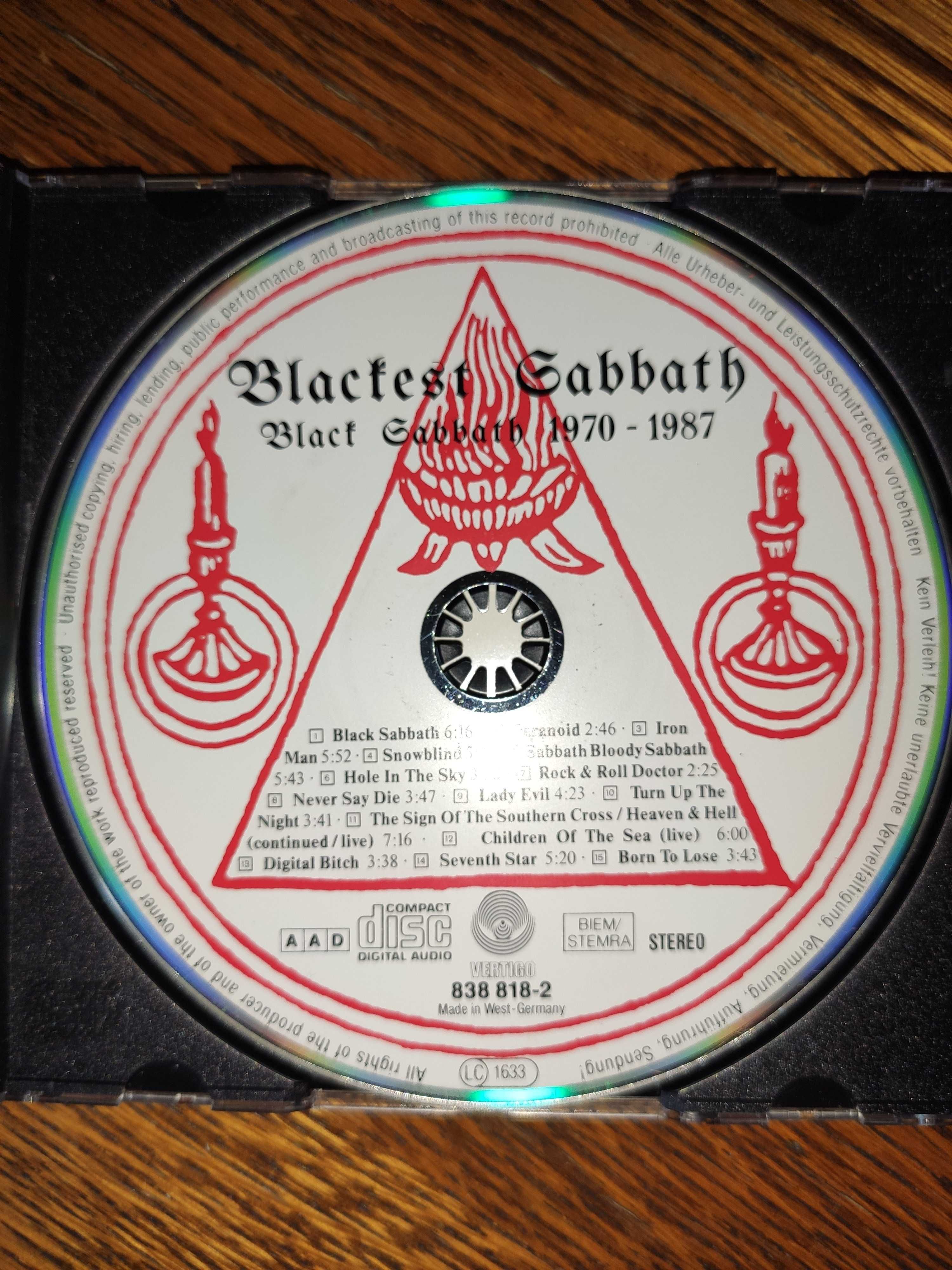 Black Sabbath - Blackest Sabbath 1970 - 1987, CD 1989, W-Ger