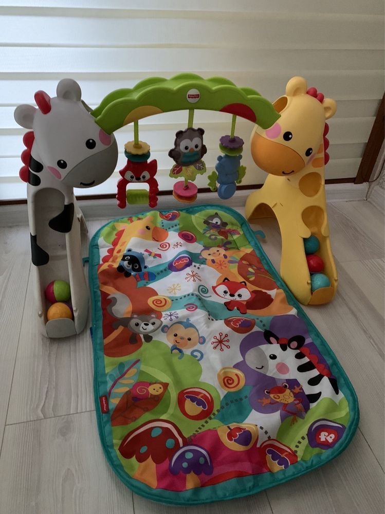 музыкальный развивающий центр Fisher-Price с ковриком