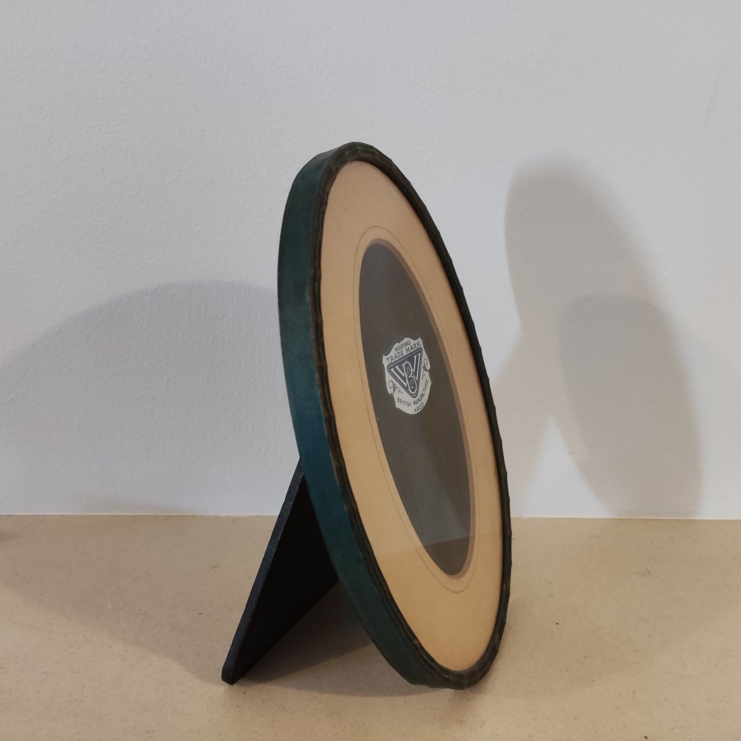 Moldura antiga "Trade Mark ARCO" made in England - vintage