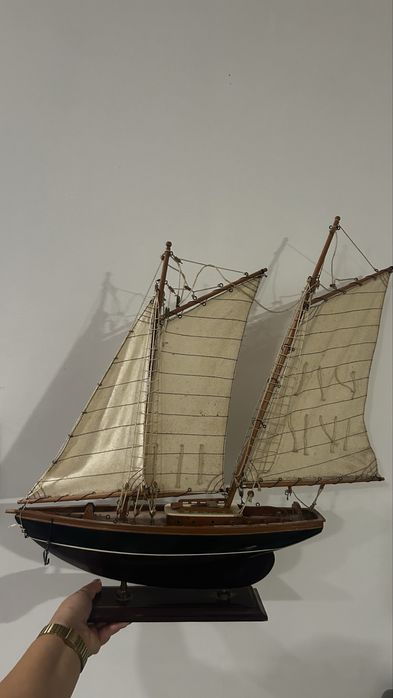 Barco decorativo em madeira – 59cm x 60cm