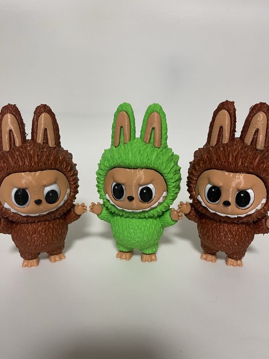 Іграшки лабубу надруковані на 3D принтері