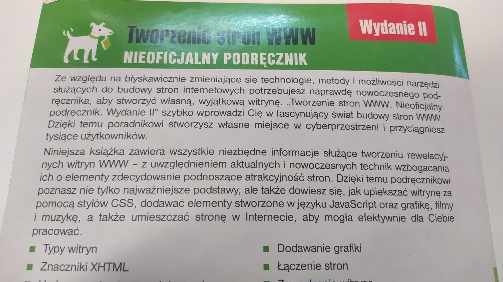 Tworzenie stron www nieoficjalny podręcznik Helion