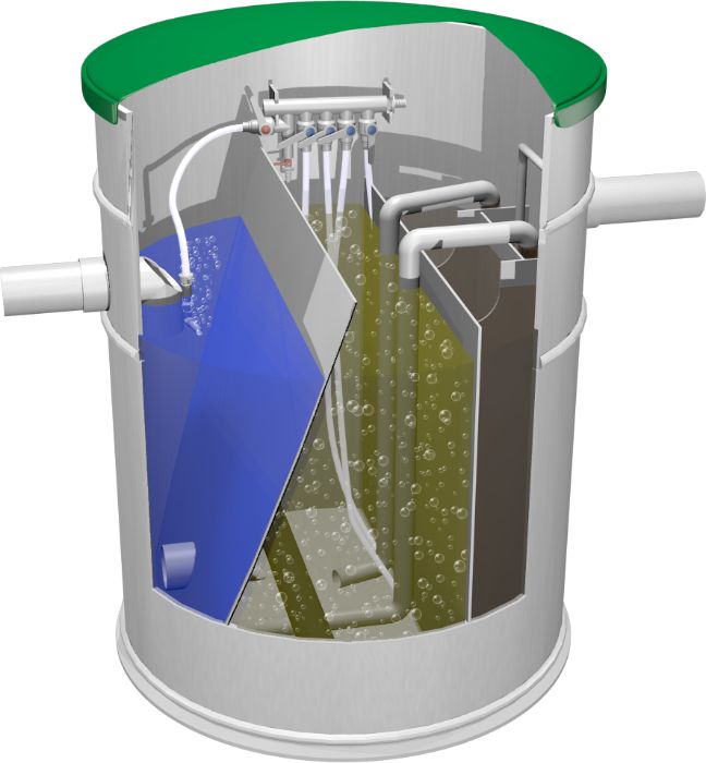 Przydomowa oczyszczalnia ścieków VH8 P dla 4-10 osób