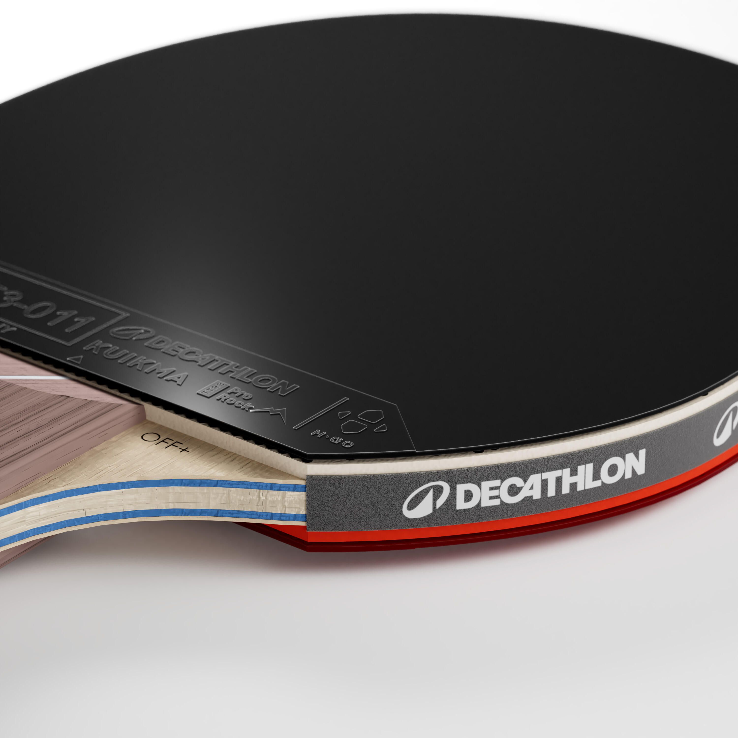 Raquete de ping pong TTR 990 Pro spin 9* ITTF clube alto