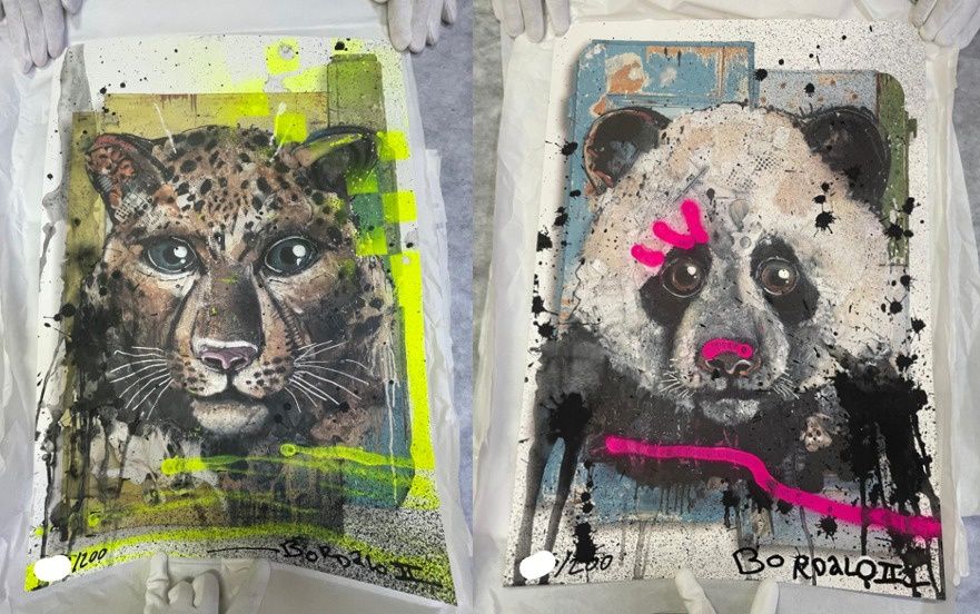Bordalo II - Panda + Leopard Special Editions (conjunto)