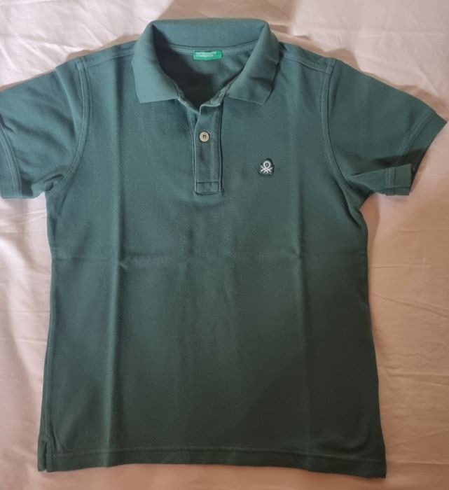Pólo Benetton menino 8 anos - portes incluídos