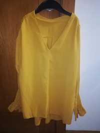 Camisola amarelo torrado L nova