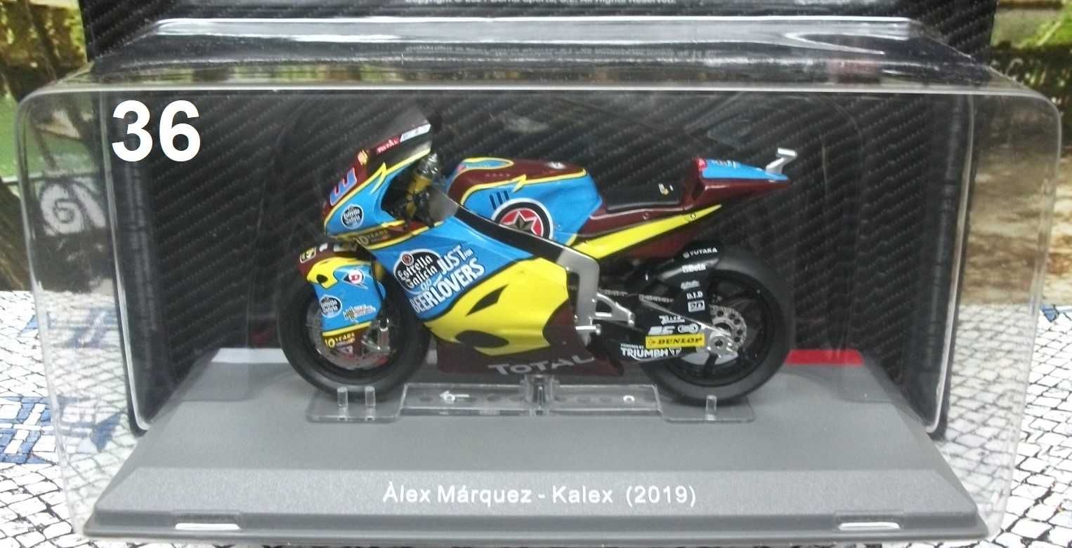 Kalex, Derby, Gilera, KTM, Aprilia, Honda, Motos GP - Altaya 1,18