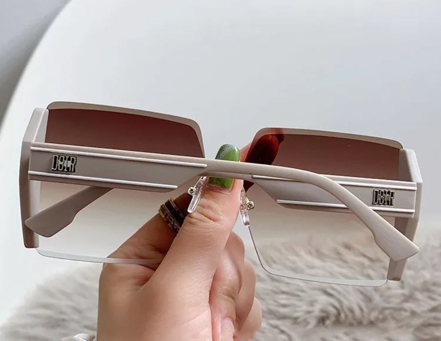Nowe okulary przeciwsłoneczne damskie cieniowane
