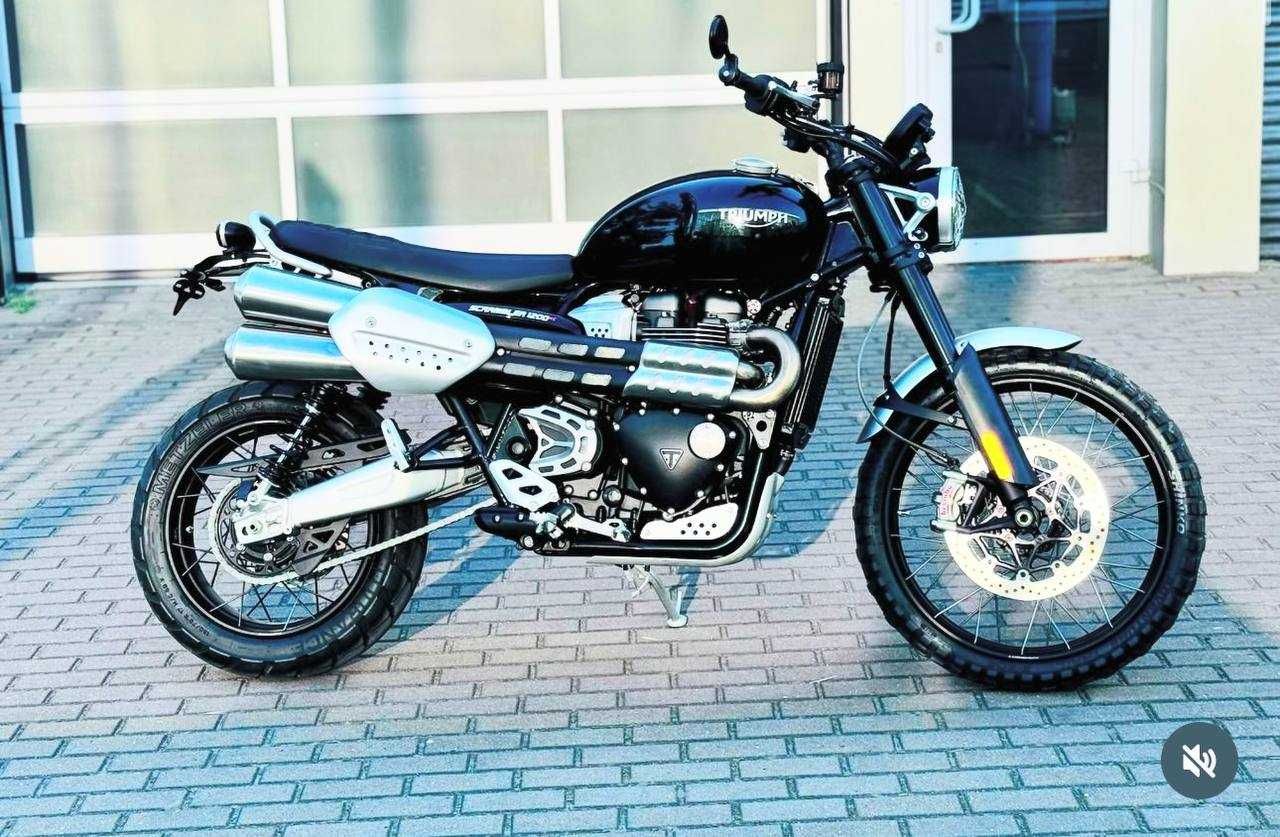 Мотоцикл Triumph Scrambler 1200сс 2019 рік 1836 км